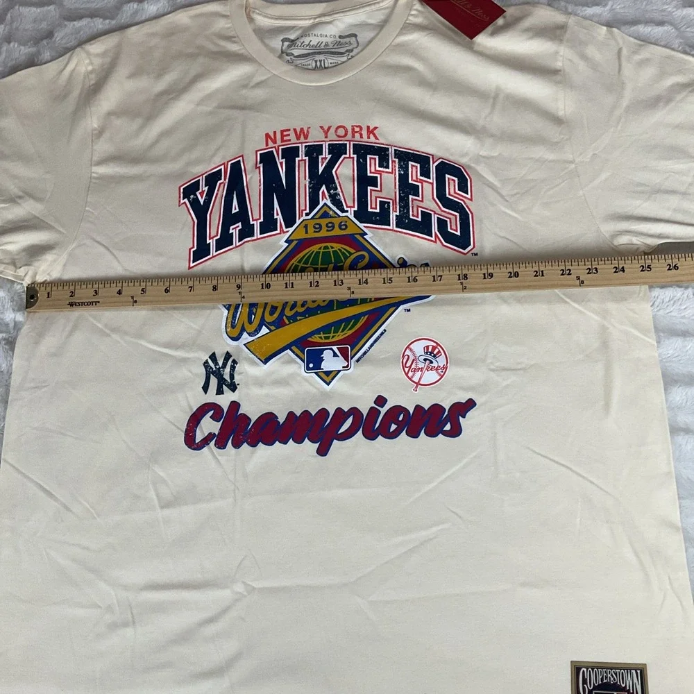 Mitchell Ness New York Yankees 1996 World Series Champions Short Sleeve Shirt